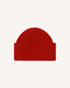 Knitted Wool Ribbed Star Beanie