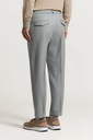 Jogger Trousers in Pure Wool Carded Gabardine