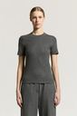 Cotton Ribbed T-Shirt