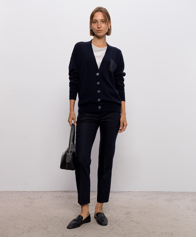 Wool, Silk, Cashmere Cardigan