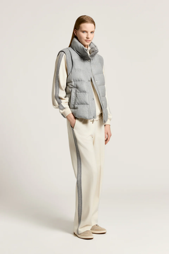 Cotton Brushed Sweatshirt with Zip