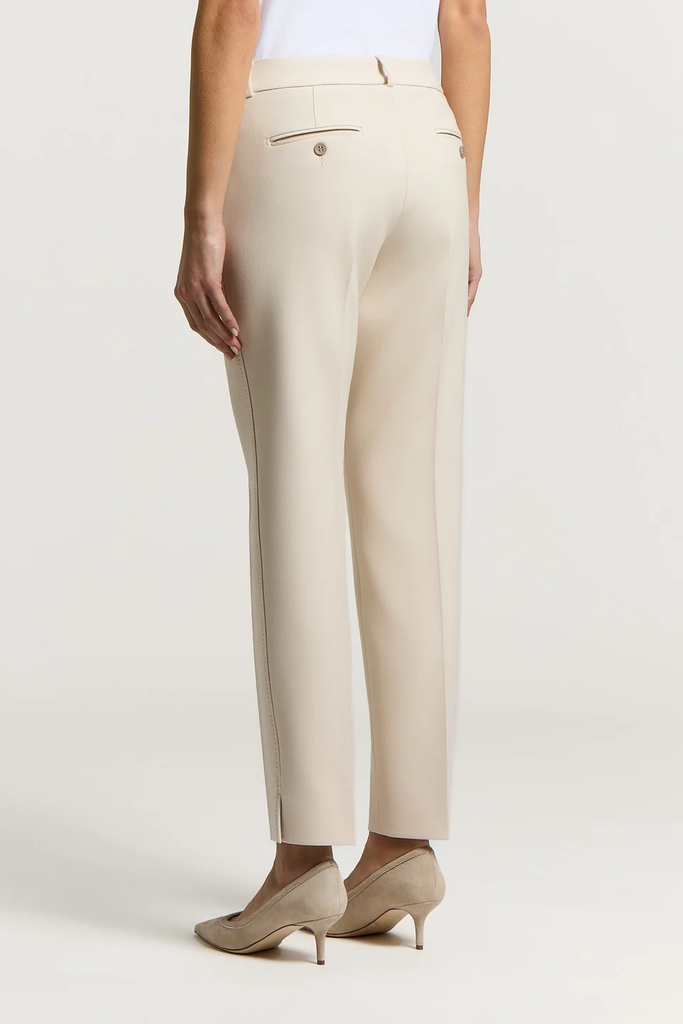 Cigarette Trousers in Compact Technical Canvas