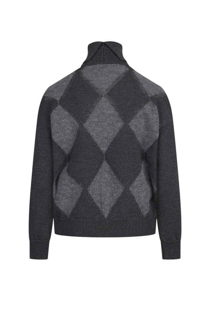 Wool Blend Sweater with Sequins