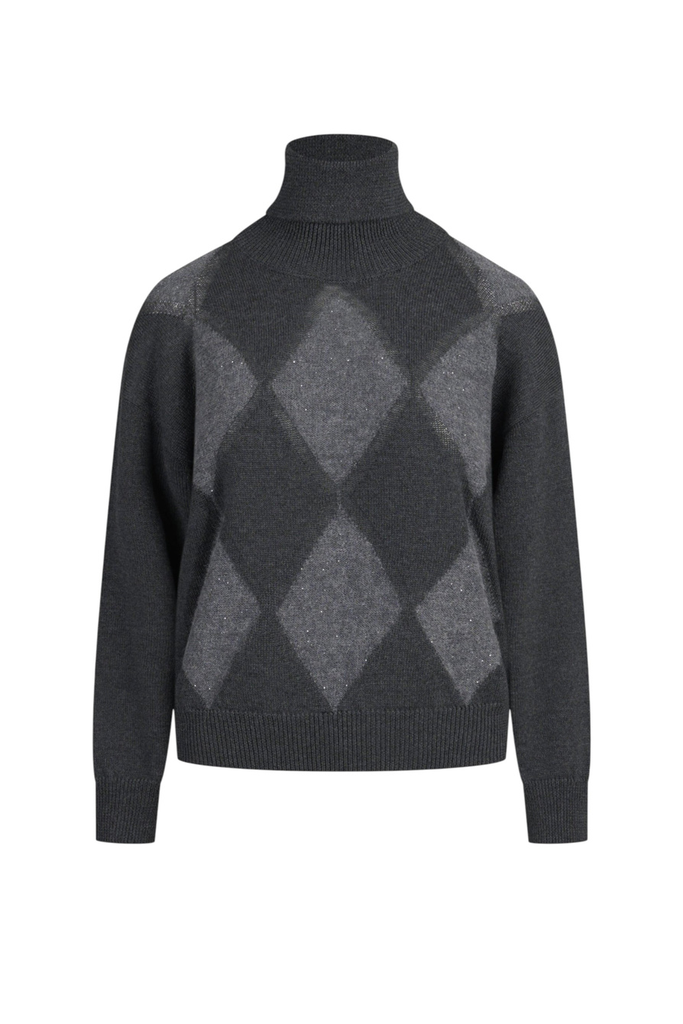 Wool Blend Sweater with Sequins