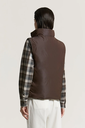 Reversible Vest in Wool, Cashmere and Taffeta