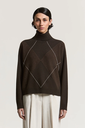 Sweater in Wool, Silk, Viscose, Cashmere and Lamé