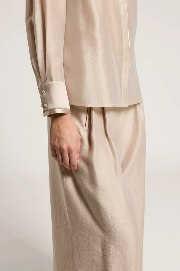 Semi-Gloss Organza Shirt