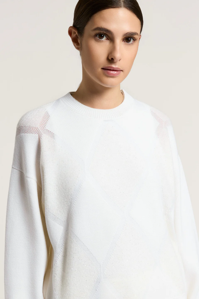 Knitted Sweater in Alpaca and Wool Blend