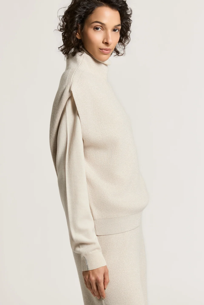 Wool, Cashmere and Lurex Sweater