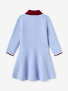 Blue Flat Knit Dress
