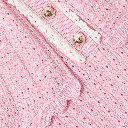 Pink Knitted Cape Dress