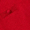 Red Flower Trim Skirt