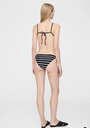 Bellamy Bikini Bottom - Black and White Stripe
