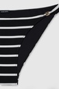 Bellamy Bikini Bottom - Black and White Stripe