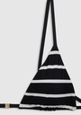 Bellamy Bikini Top - Black and White Stripe