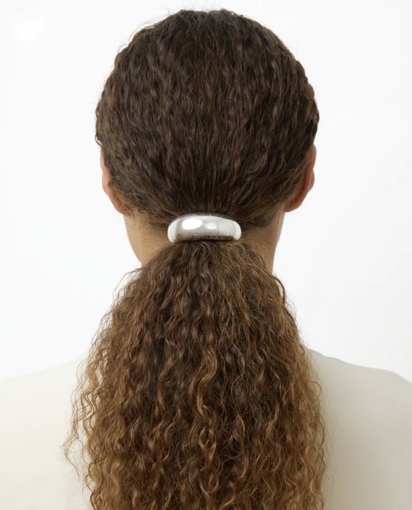 The Thea Hair Tie Silver