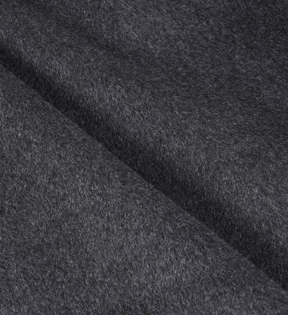 Double Faced Cashmere Coat Anthracite