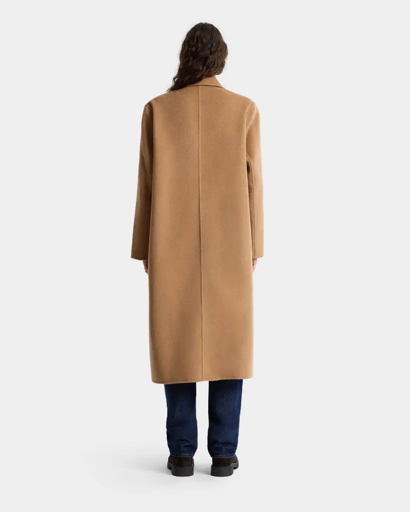 Double Faced Cashmere Coat Camel