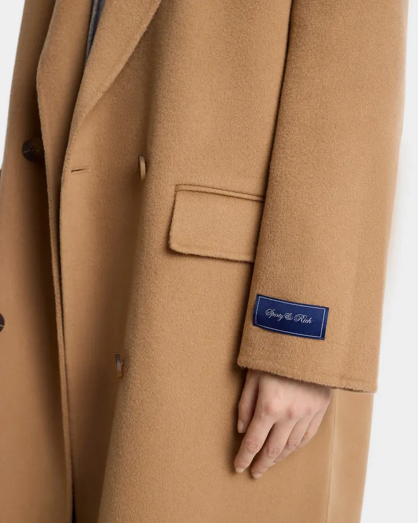Double Faced Cashmere Coat Camel