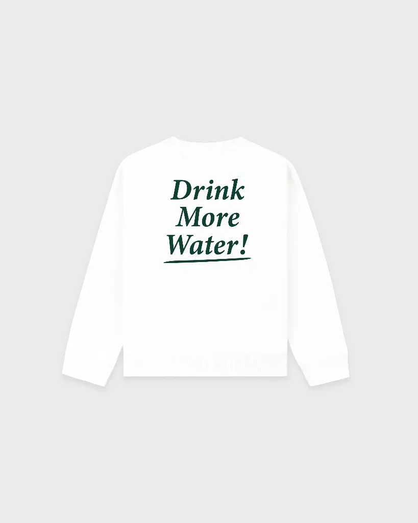Drink More Water Kids Crewneck