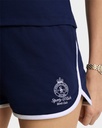 Eden Crest Embroidered Pique Shorts Dark Navy