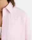 Eden Script Oversized Shirt Pink
