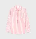 Eden Script Oversized Shirt Pink
