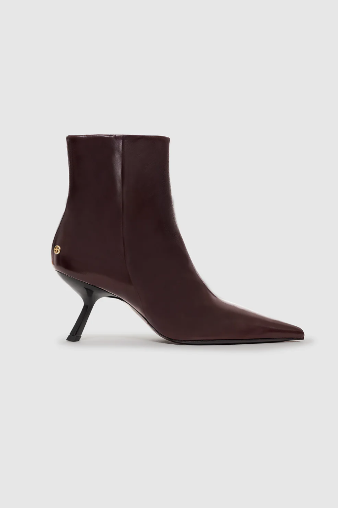 HILDA HIGH HEEL BOOTS - BURGUNDY