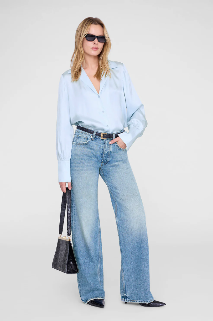 BETHANY SHIRT - PALE BLUE