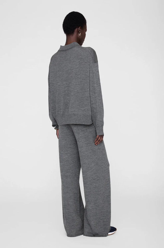 ADLEY PANT - MEDIUM HEATHER GREY