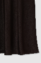 BAR SILK SKIRT - DEEP BROWN