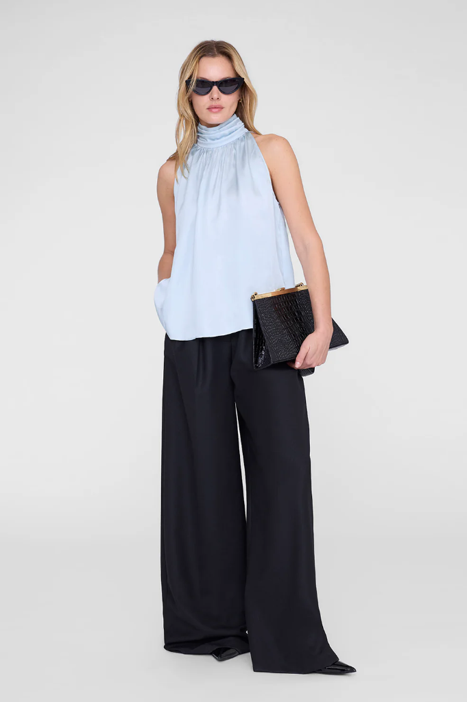 MARIE TOP - PALE BLUE