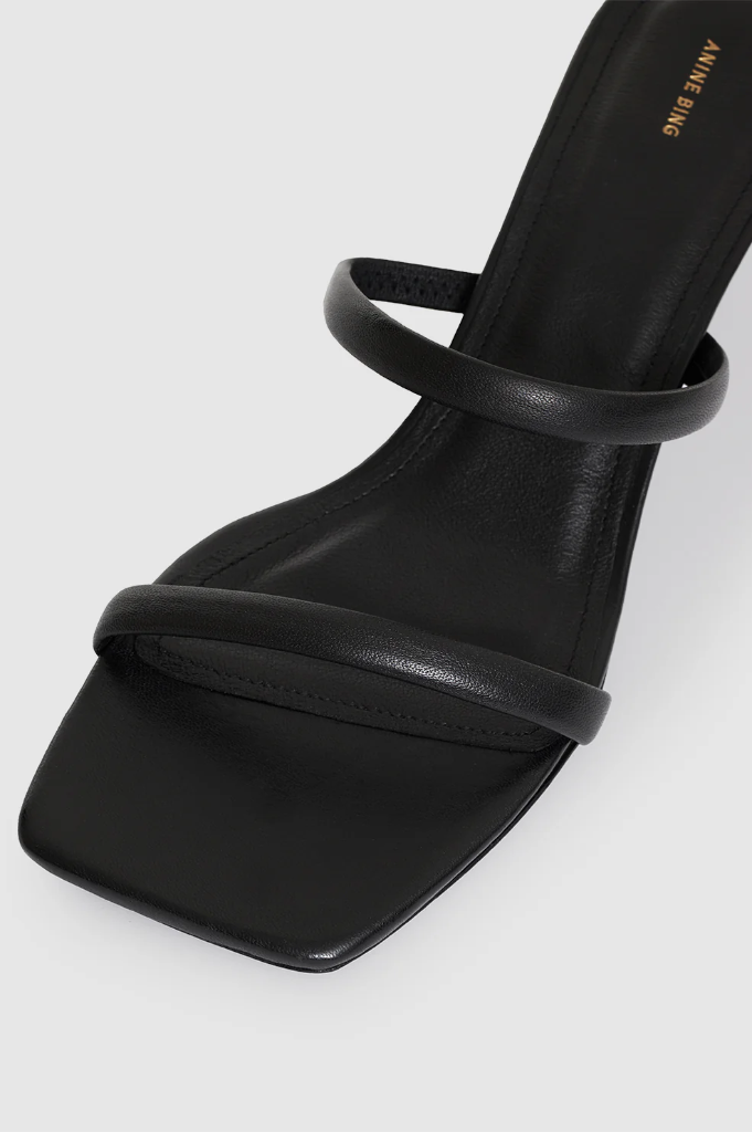 Hilda Mule Sandals - Black