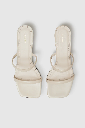Hilda Mule Sandals - Bone