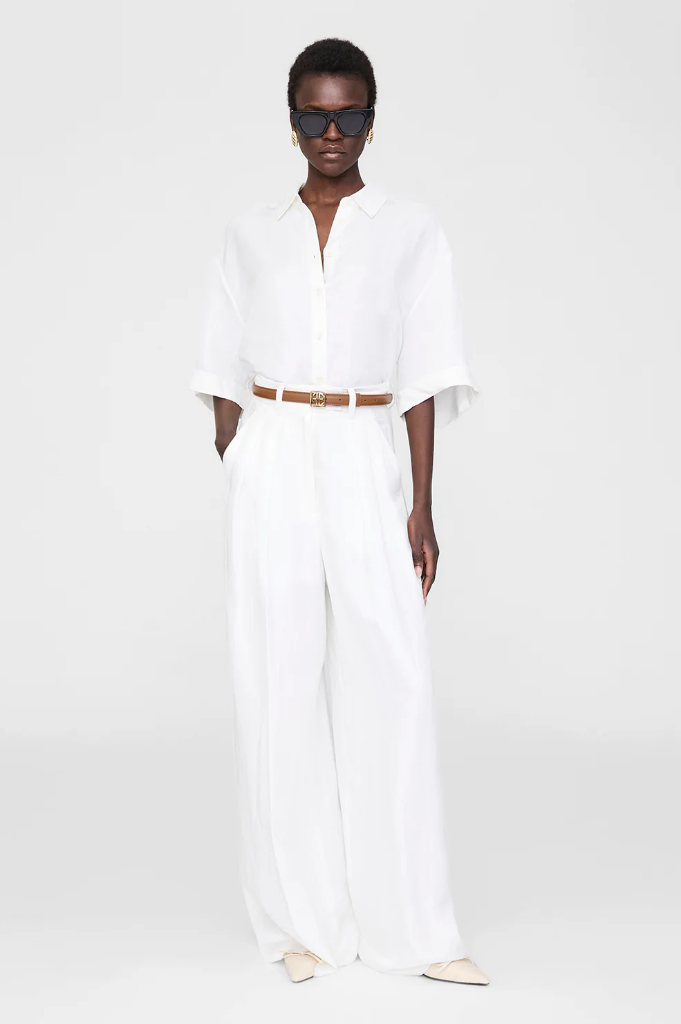 Monogram Belt - Cognac