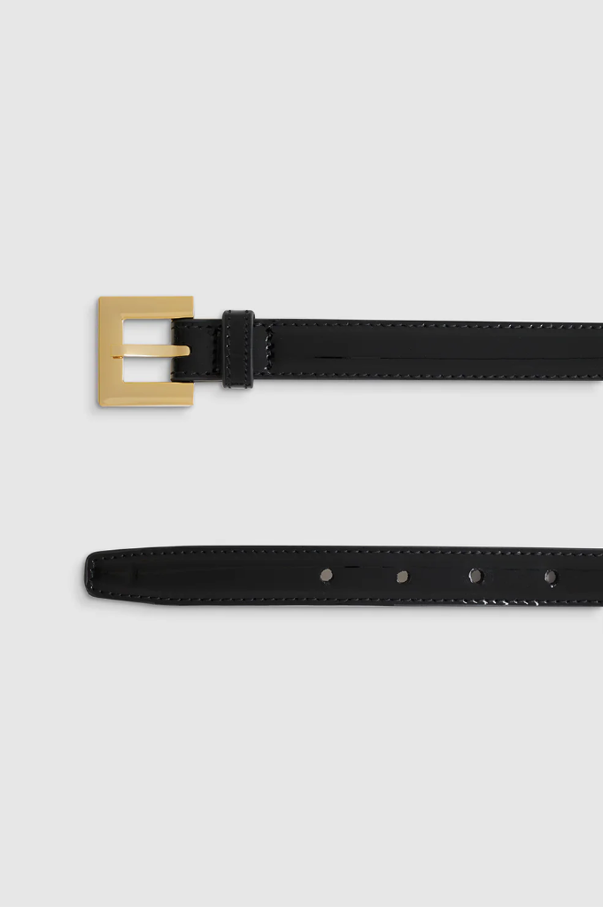 Nicola Belt - Black Patent