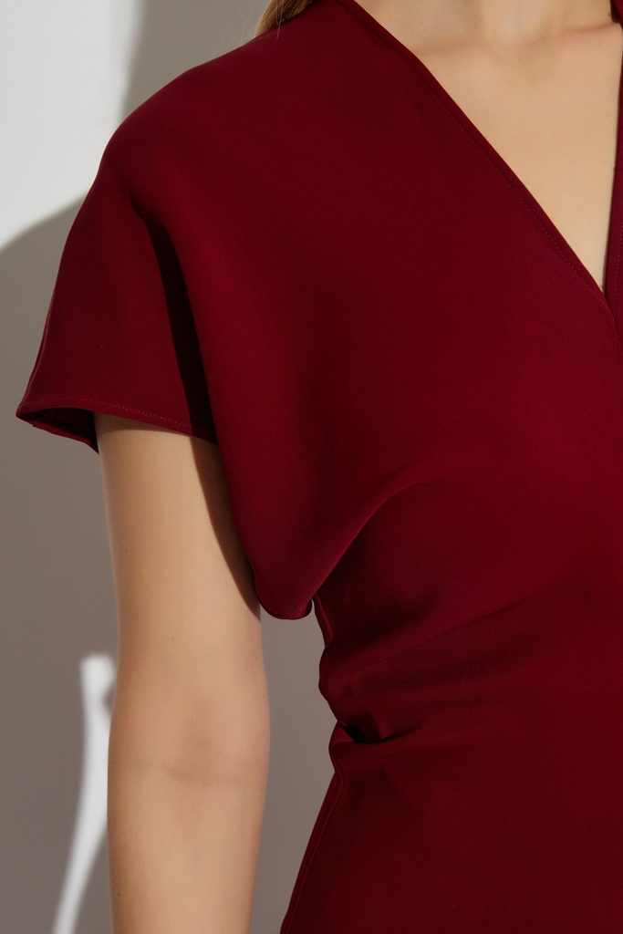 ZADIG DRESS - CABERNET