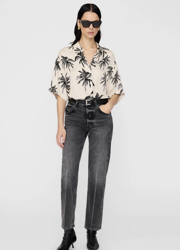 Tristan Shirt - Black Palm