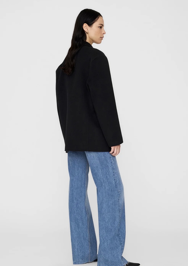 Quinn Blazer - Black Cashmere Blend