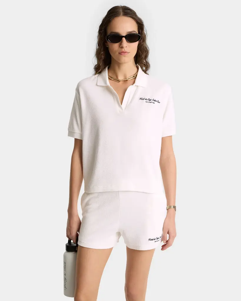 Eden Script Terry Polo White