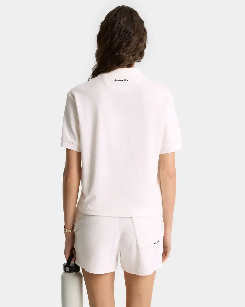 Eden Script Terry Polo White
