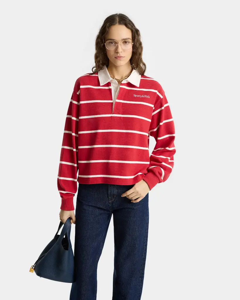 Serif Logo Rugby Polo