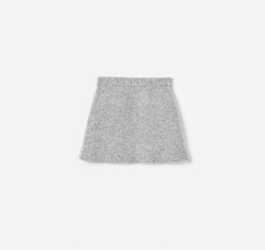 Grey Knit Skirt 