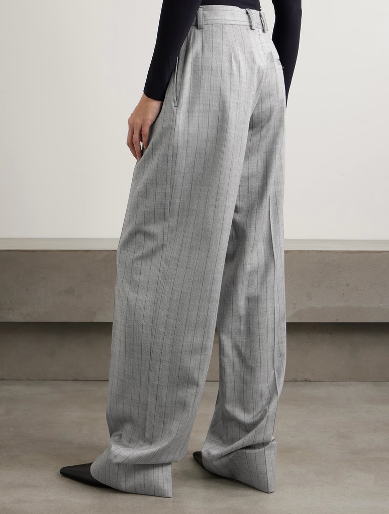 PINSTRIPE LOOSE TROUSERS