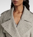 Herringbone Trench Coat