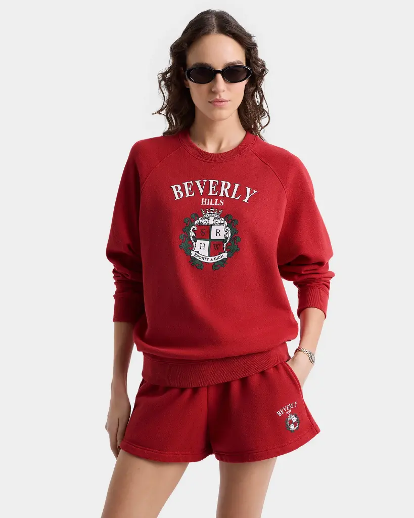 Bh Crest Soft Crewneck