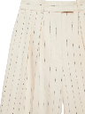 Lou Trouser - Cream And Black Stripe