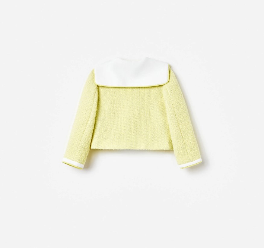 Yellow Boucle Jacket