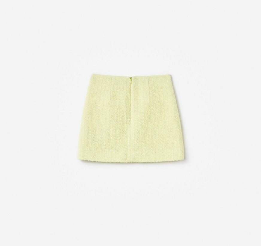 Yellow Boucle Skirt