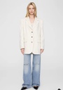 Sara Blazer -Cream And Black Stripe 